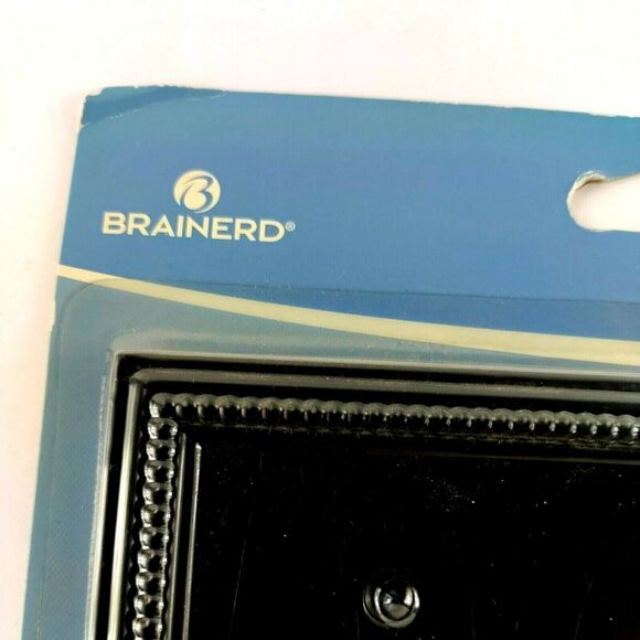 Brainerd Beaded Triple Toggle Switch Decorative Wall Plate-Venetian Bronze 64408 - Picture 3 of 10